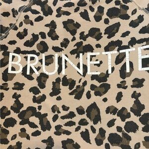 Brunette The Label Tan and Black Sweatshirt